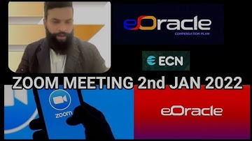 E-oracle/ECN zoom meeting scheduled on 2nd jan 2022|
