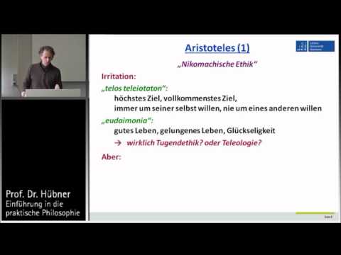 Praktische Philosophie 4b: Tugendethik - Aristoteles (1)