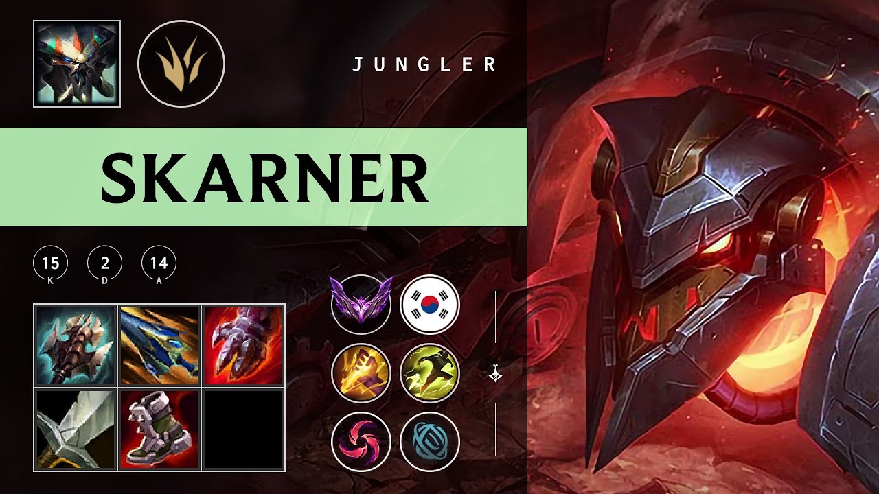 Skarner Jungle vs Lee Sin - KR Master Patch 25.24