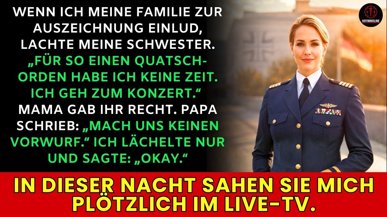 Schwester spottet über meine Auszeichnung: „Kriegen jetzt sogar niedere Soldaten Preise?“