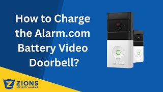 How to Charge the Alarm com Battery Video Doorbell