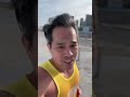 Singing while running.