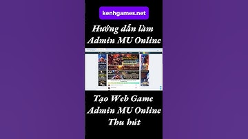 ADmin Cài đặt Server MU online - Quảng Cáo Game Hiệu Quả