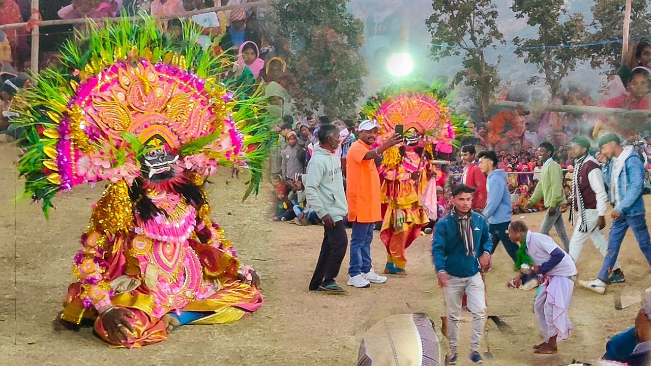 লক্ষ্মীপুর আসরে ফেরির লাইন//Duryodhan Mahato Asur nach//Purulia Chhou Nach //छौ नाच