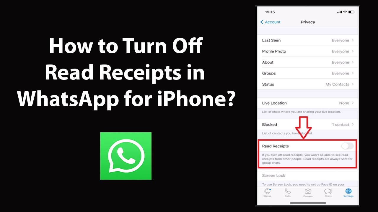 How To Turn Off Read Receipts In WhatsApp For IPhone YouTube