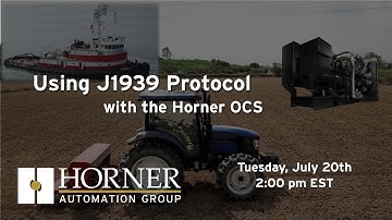 Using J1939 protocol with the Horner OCS All-in-one Controller