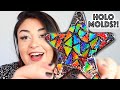 HOLOGRAPHIC SILICONE RESIN MOLDS?!! again... holo molds 🤭 MOLD THE HOLO 🌈