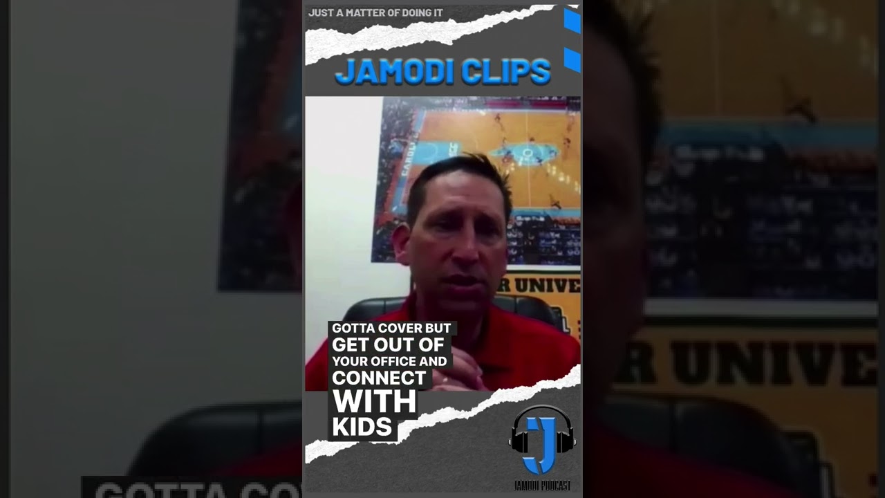 Get out of your office and connect with kids. - Coach Kyle Herrema #shorts
