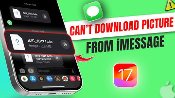 How To Fix Can’t download pictures from iMessage on iPhone | Pictures Won