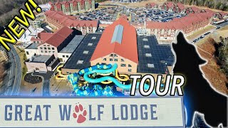 Great Wolf Lodge Poconos PA  Full Tour Including New Expansion