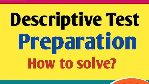 Descriptive Test Preparation || FPSC Past Papers ||