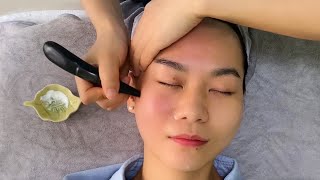 ASMR Chinese Ancient Face Spa Treatment + Scalp Massage