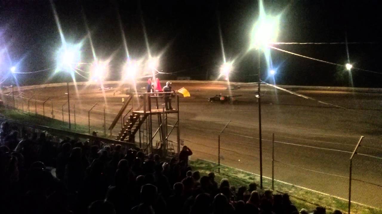 Indiana Late Model Heat 1 Chandler Motor Speedway - YouTube