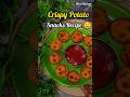 Crispy Potato Snacks Recipe || Quick Snacks Recipe || Potato Snacks...#shorts #snacks