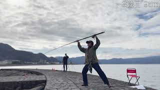 飛距離測定会2024 – 両軸遠投カゴ釣りLog