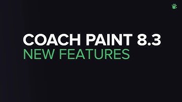 Coach Paint - Demo (2021) - New Features in 8.3 Update