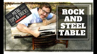 How to make a Rock and steel table