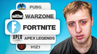 I Played 100 Games of Every Battle Royale to see which is the best