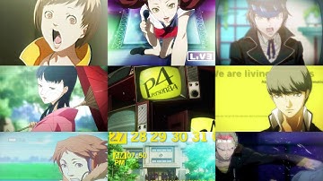 Persona 4 PS2 Intro (Remastered via AI Machine Learning at 4K 60 FPS)