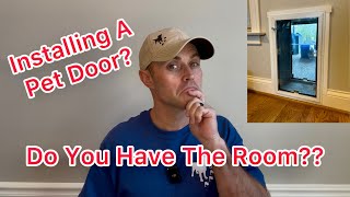 How to install A Pet Door In Wall - How Big Can You Go? -  What is the BEST doggy door?