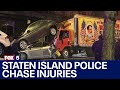 Wild police chase with stolen box truck in Staten Island leaves dozens injured