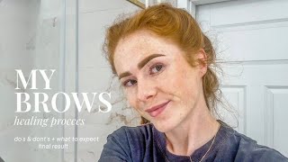 Powder Brows Healing Process | What To Expect by Terezia Ridzonova 2,331 views 2 months ago 9 minutes, 41 seconds