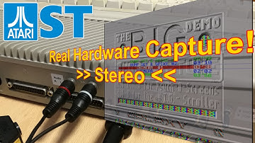 Atari 520STM, B.I.G. Demo, Real Hardware capture in Stereo!