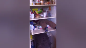 Kid stuck in pantry