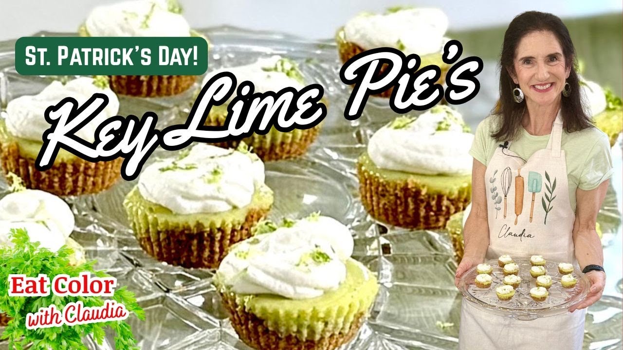 Mini Key Lime Pie Tarts | Perfect for St. Patrick’s Day! @eatcolor