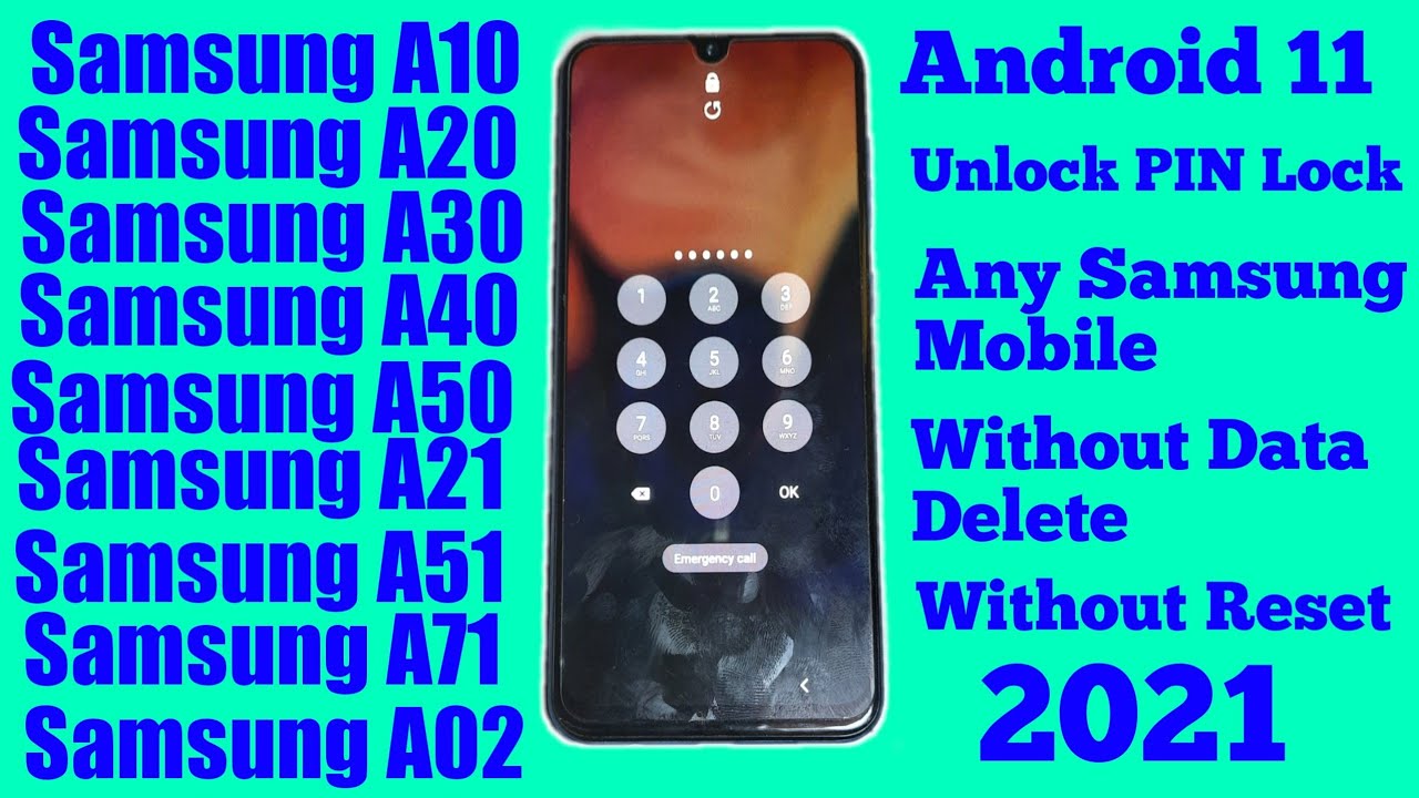 unlock pattern lock on samsung without losing data