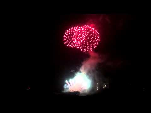 彰化體育場迎接2012年的煙火秀