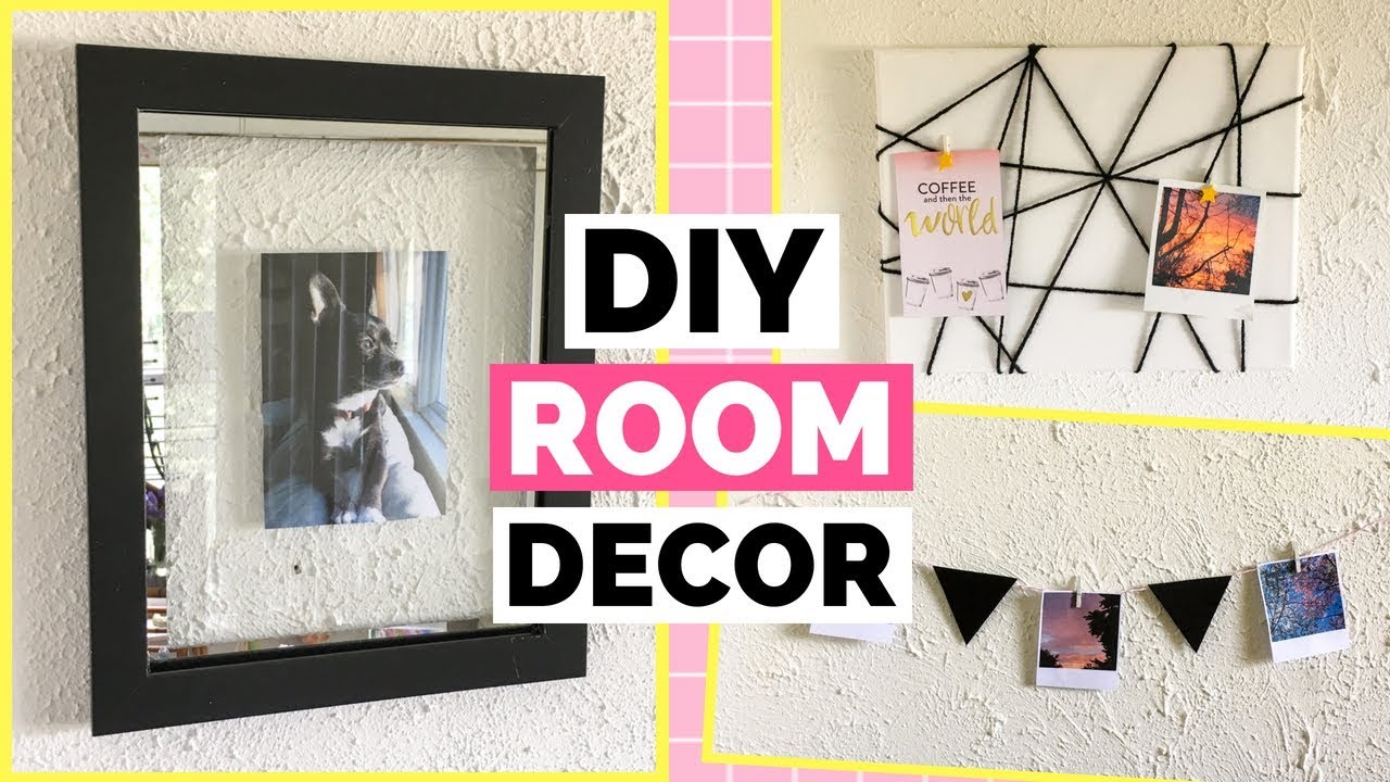 3 Easy Diy Room Decor Ideas Floating Frame Memo Board 3 Easy Diy Room Decor Ideas Floating Frame Memo Board A Picture Garland