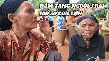 Mổ 20 Con Lợn 1 con bò Trong Đám Tang Của Người J’rai | Già Làng Tây Nguyên