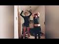 Spend an evening with us in our home gym!♡ #gymlife  #homeworkout #siblingsvlog #fyp 