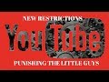 YouTube New Guidelines. New Youtubers not getting monetized.
