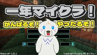 【一年マイクラ】マイクラするんよ！【今日はなにする？】