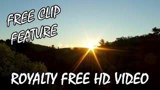 Free Clip Feature Sunrise Sun Rays Free Stock Video Clips Royalty Free Hd Video Footage 1080P