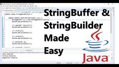 StringBuffer and StringBuilder in Java