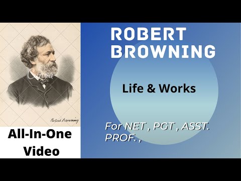 Video: Browning Robert: Biografi, Karriär, Personligt Liv