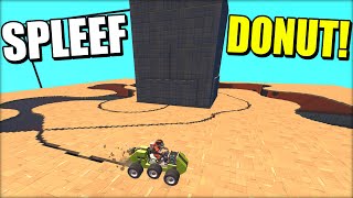 I Built a Custom SPLEEF Arena to Battle my Friends! (Scrap Mechanic Multiplayer)