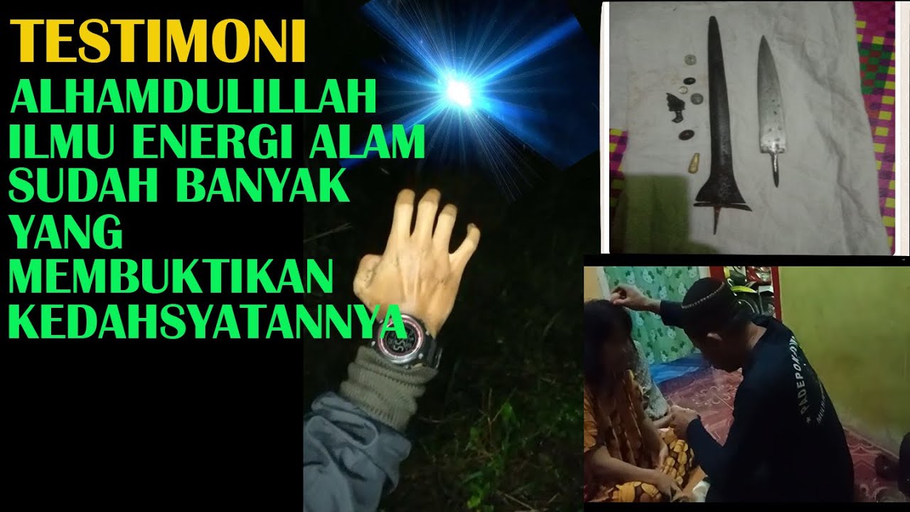 Makin Banyak Kiriman Testimoni Ilmu Energi Alam