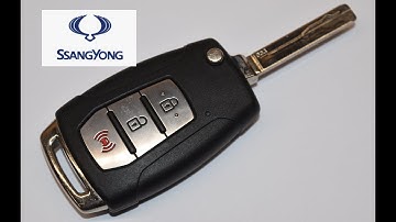 SsangYong Tivoli / Korando / Musso Key Fob Battery Replacement - EASY DIY