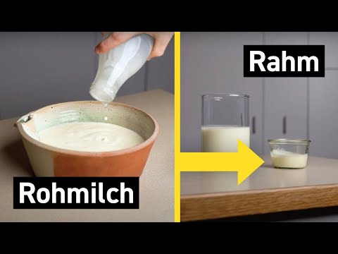 Video: Wie Entrahmt Man Milch