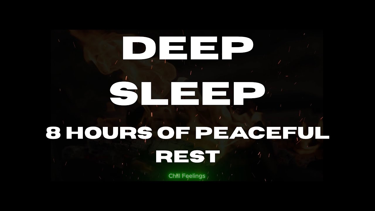 Beach Campfire Sounds for Deep Sleep – 8 Hours 🌊🔥 No Music