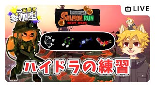 【参加型】#サーモンラン バチコンに備えてハイドラを練習 スプラトゥーン3 / スプラ3 / サモラン / トキシラズいぶし工房【べすれい】