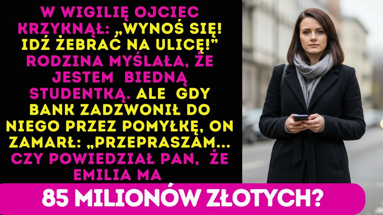 Ojciec wyrzucił mnie w Wigilię – telefon z banku o 35 milionach go uciszył