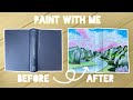 How to Paint the Cover of a Bible + tips for painting hardcover books