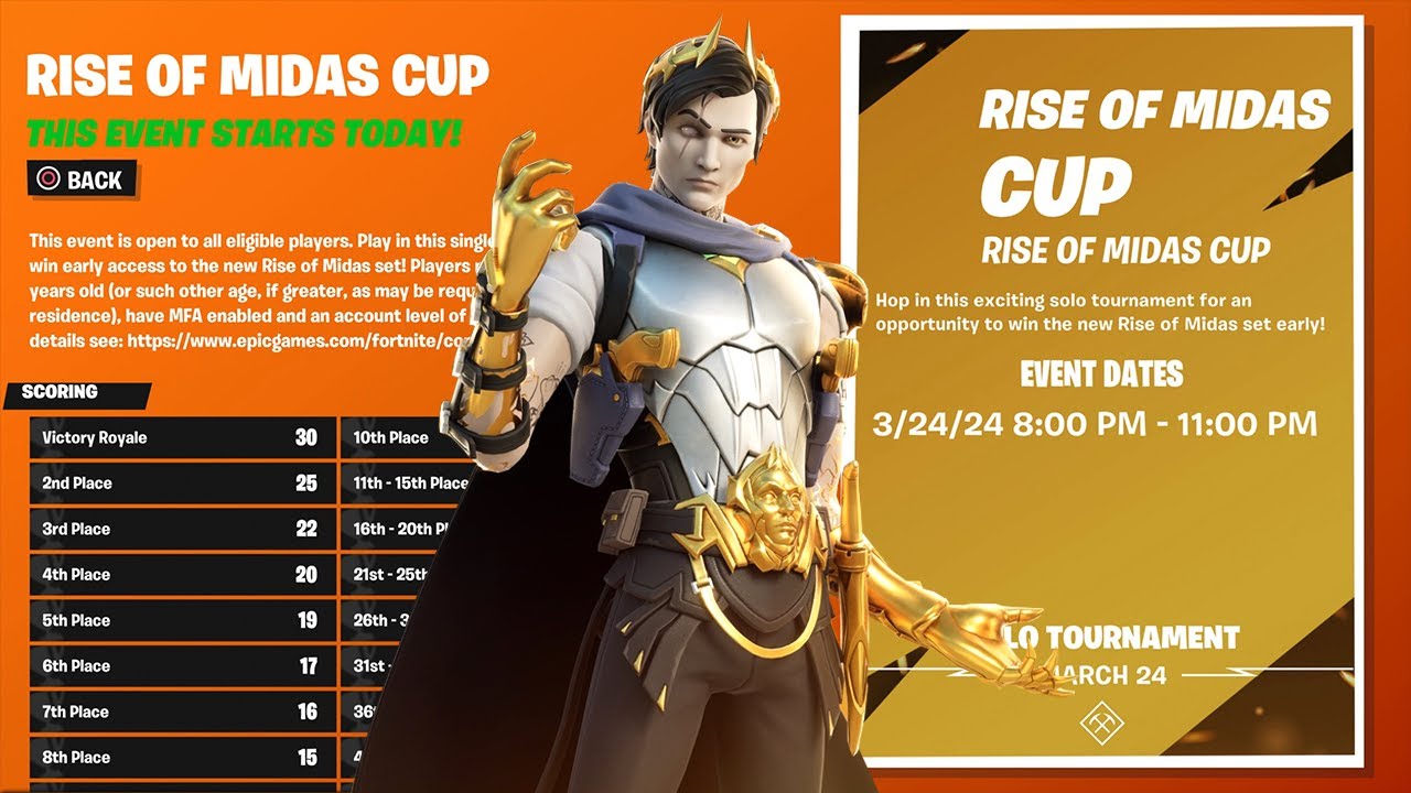 How Many POINTS & TOP Do You Need to Get Ascendant Midas skin (Rise