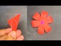 Easy Paper Flower Making | How to make easy paper flowers | Paper Flower MakingStep By Step