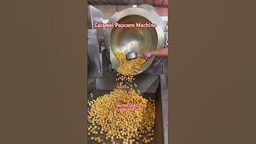 Caramel Candy Mushroom Ball Shape Popcorn Kettle Machine, Popcorn Maker #popcornmachine #popcorn